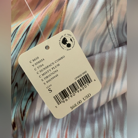 NWT FP Movement Kindred Spirit Printed Tank, Misty Plum Sunspace - Picture 5 of 5